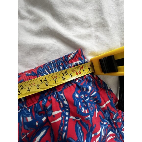 Vineyard Vines Swim Trunks Men’s  Blue Red Seahorse Surfing Beach Size M - Picture 8 of 10